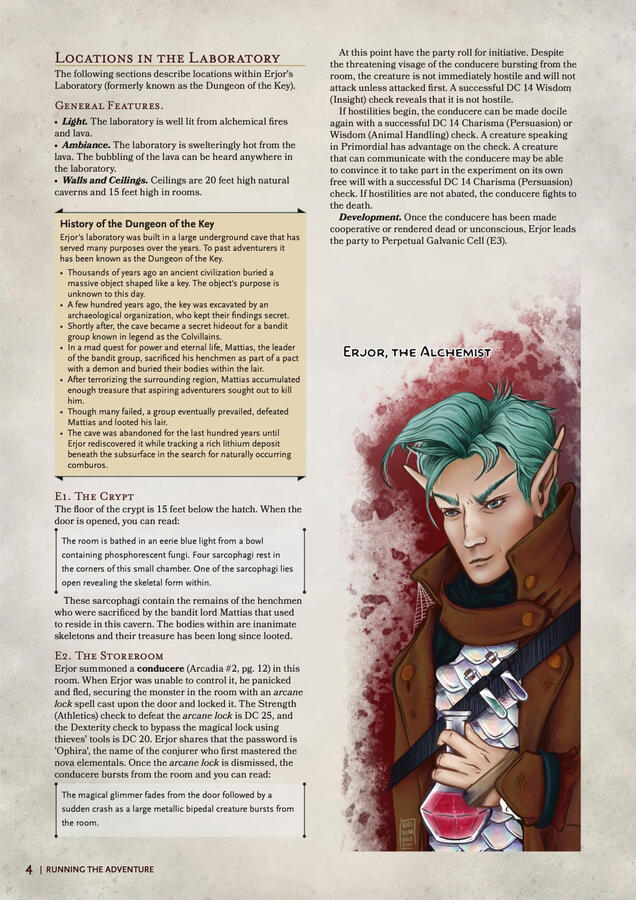 Elemental Redox, Unofficial Adventure Supplement to Periodic Table of Elementals from MCDM Arcadia #2